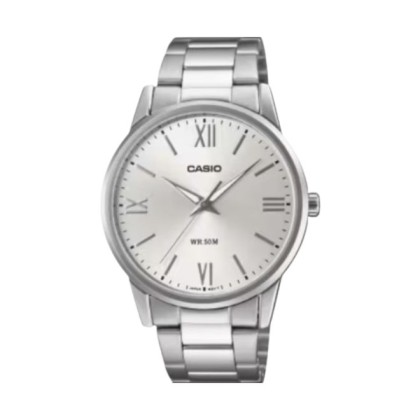 Casio General MTP-1303DD-7AV Silver Stainless Steel Band Men Watch
